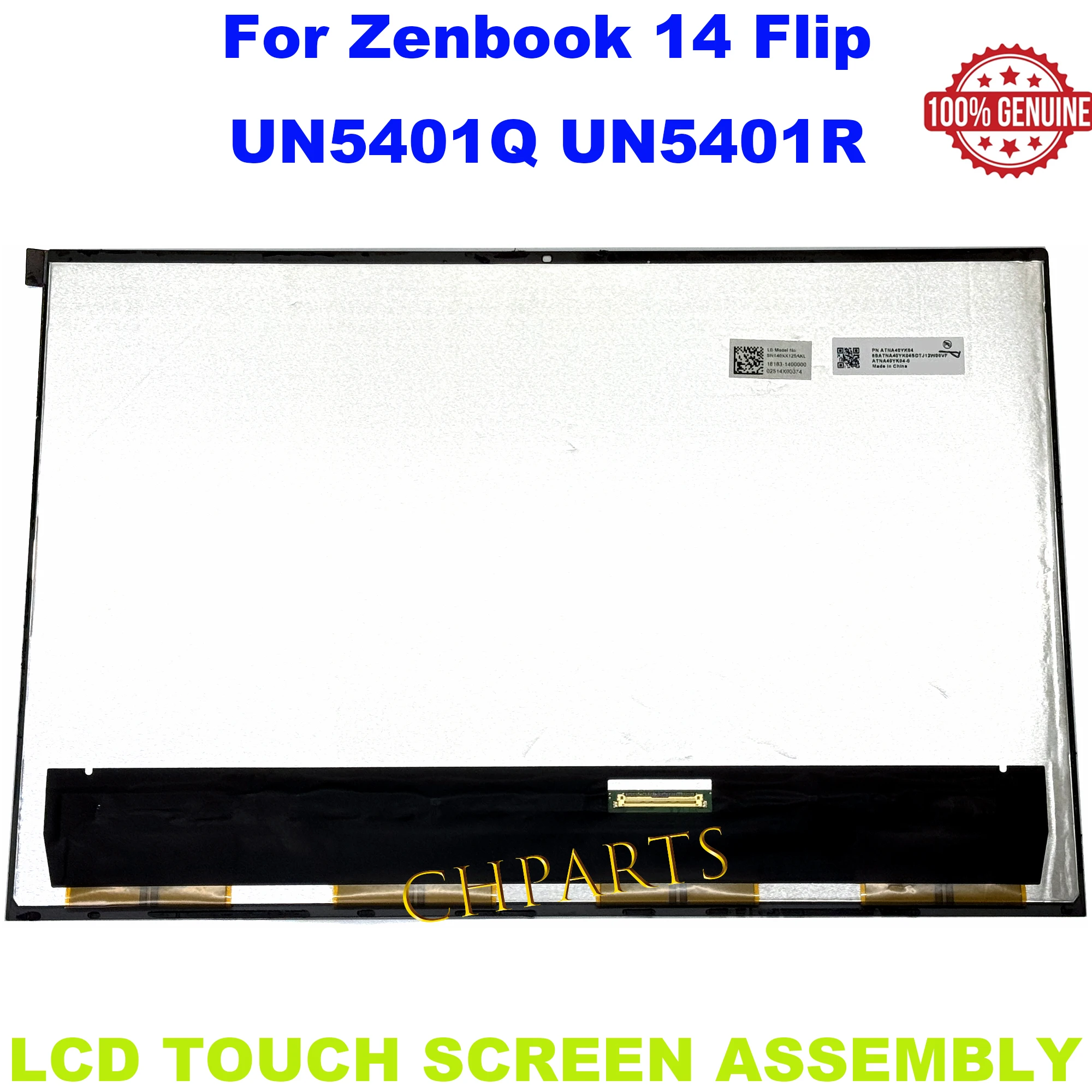 Imagem -04 - para Asus Zenbook Flip 14 Un5401q Un5401r 14 Oled Laptop Substituição Display Touch Scrcen Assembly 14 2.8k 2880x1800