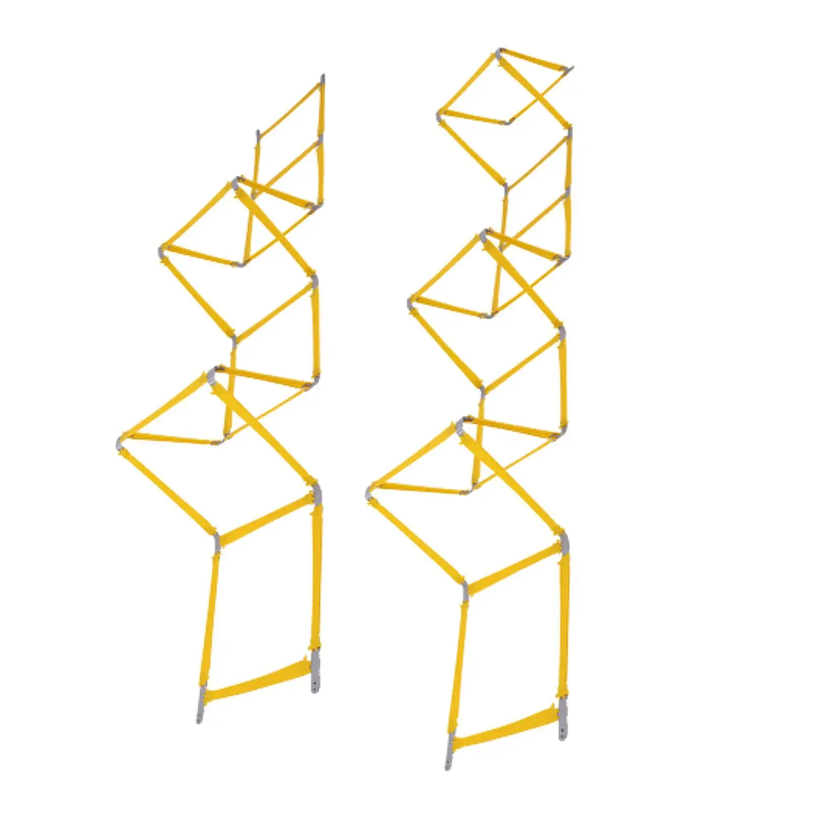 

Agility ladder jumps hurdles easy setup portable foldable multifunctional speed