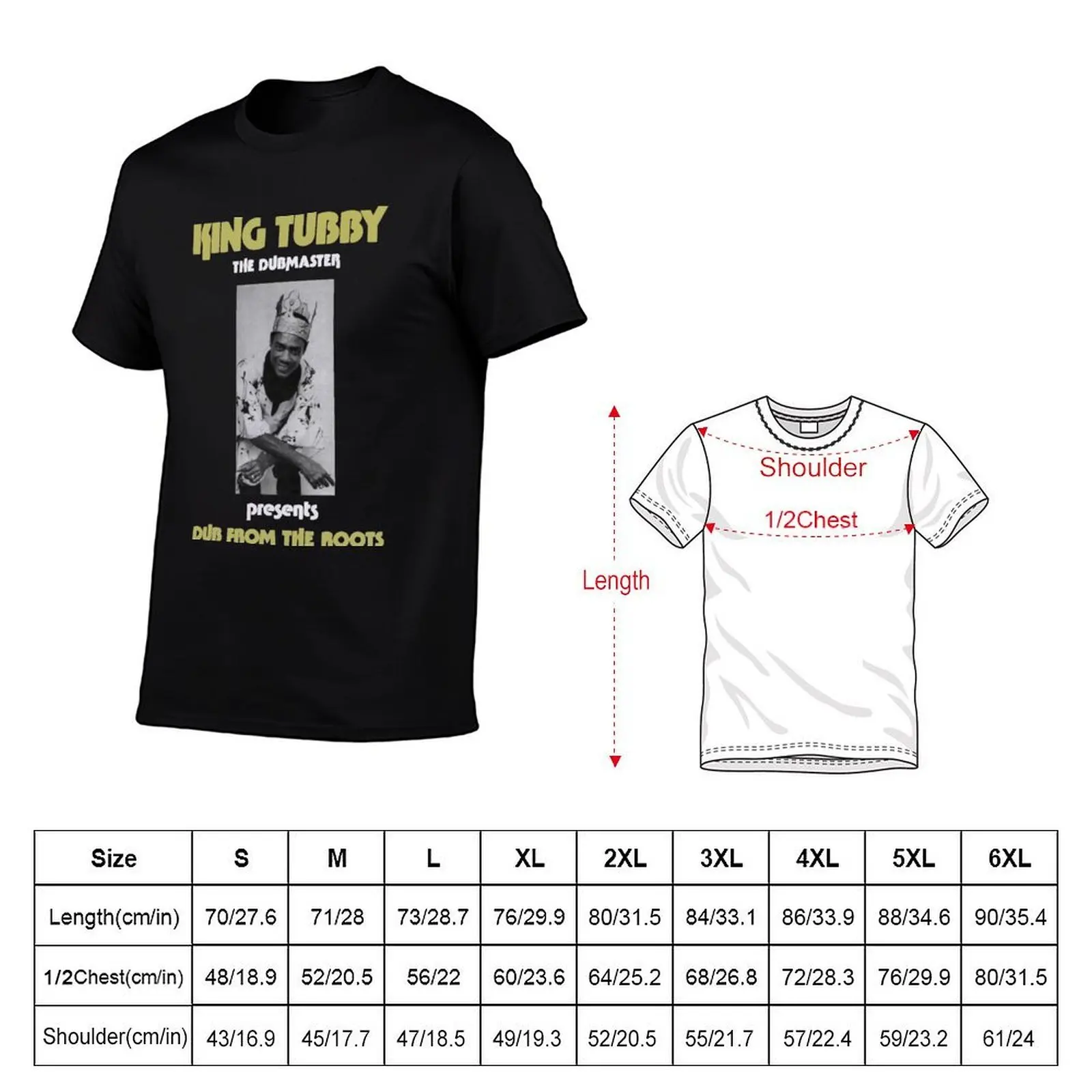 King Tubby Dub From The Roots T-Shirt summer top customs fruit of the loom mens t shirts