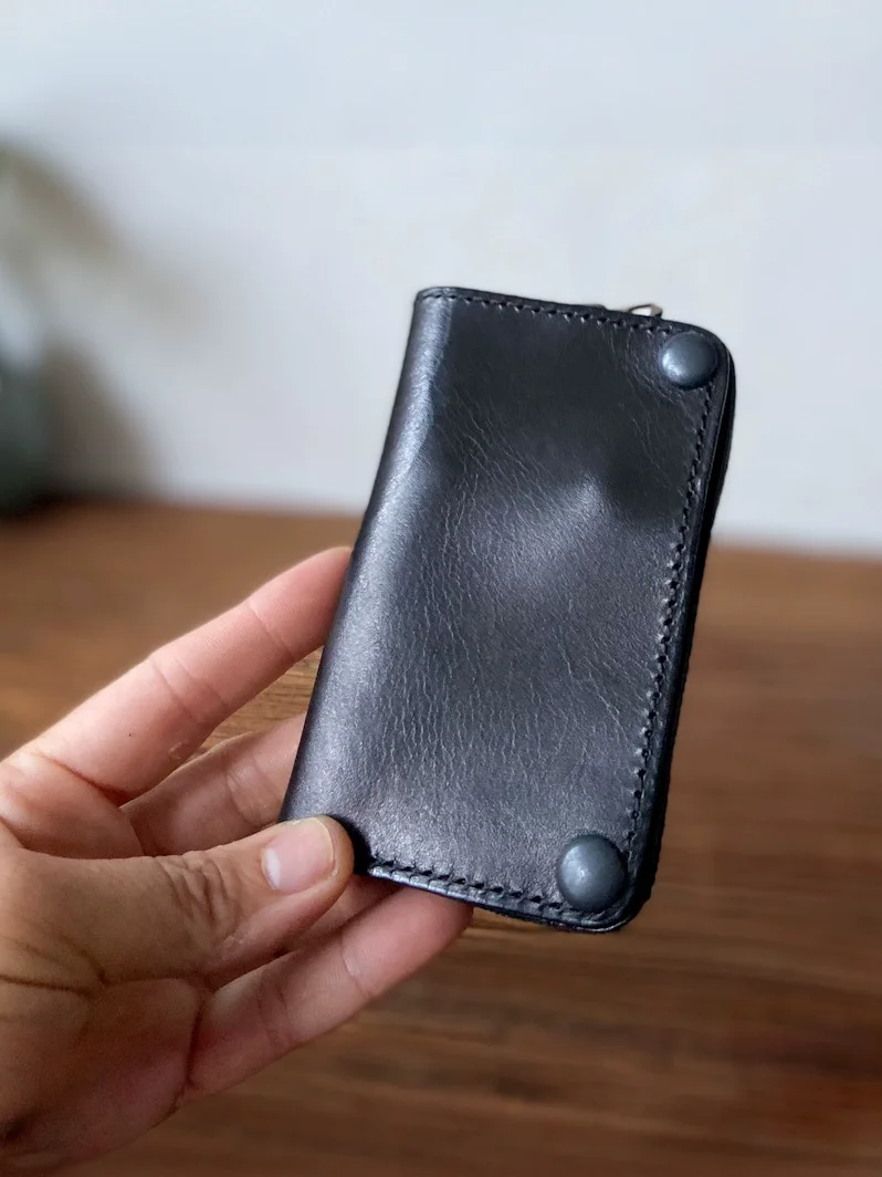 handmade-leather-key-holder-multi-functional-men's-two-in-one-wallet-vintage-plant-tanned-leather-home-car-key-holder