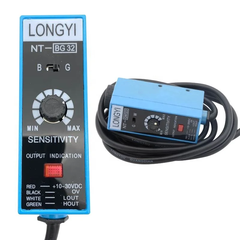 LONGYI NT-RG32 Photoelectric Sensor NT-WG32 NT-BG32 For Bag Making Machine