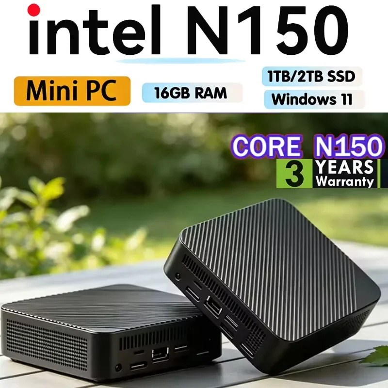 silent-cooling-portable-mini-desktop-intel-core-n150-16gb-1tb-2tb-ssd-wifi6-high-performance-office-home-pc-new