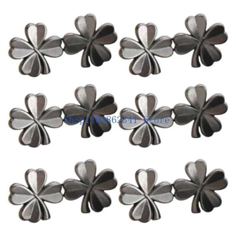 5ASD Cloves Serratena in Rimovibile Pin in 3/6Set Colore placcato non -sewing per donne e ragazze Accessori decorativi