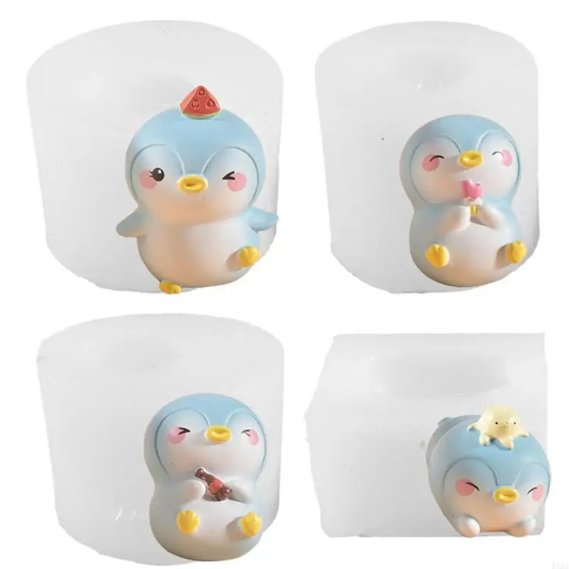 

KXRA 3D Penguin Silicone Mold Making Tool DIY Moulds Ornaments