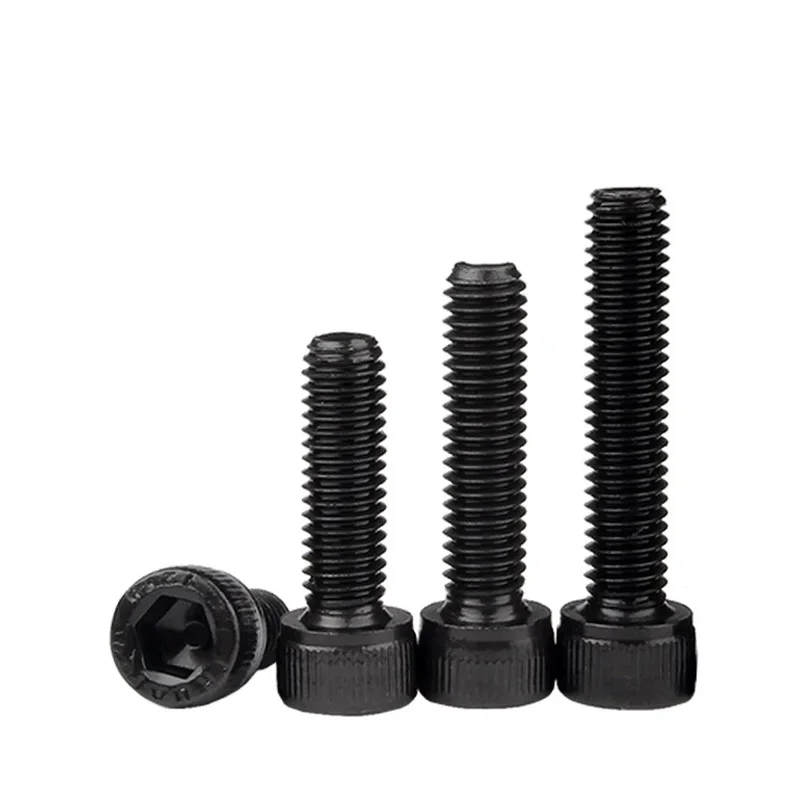 1-50pcs Hex Socket Head Cap Screw 12.9 Carbon steel Allen Screw M2 M2.5 M3 M4 M5 M6 M8 M10 M12 Hex Cap Allen Bolt for MTB