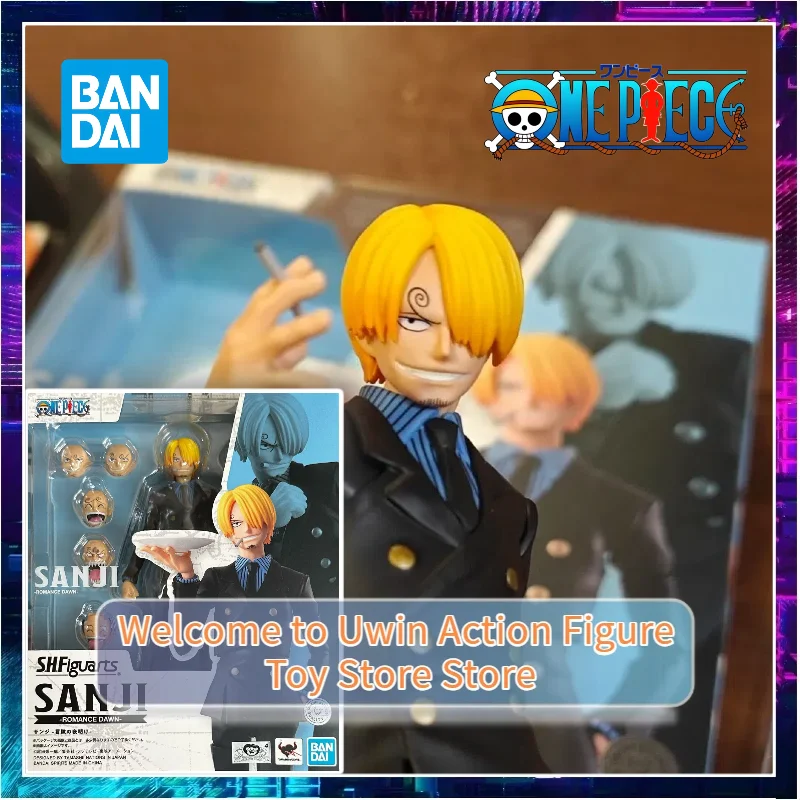 

[Быстрая доставка] Фигурка Shf Sanji, Shanghis Two Years Ago, The Dawn of Adventure ONE PIECE, подвижная модель, оригинальная и абсолютно новая