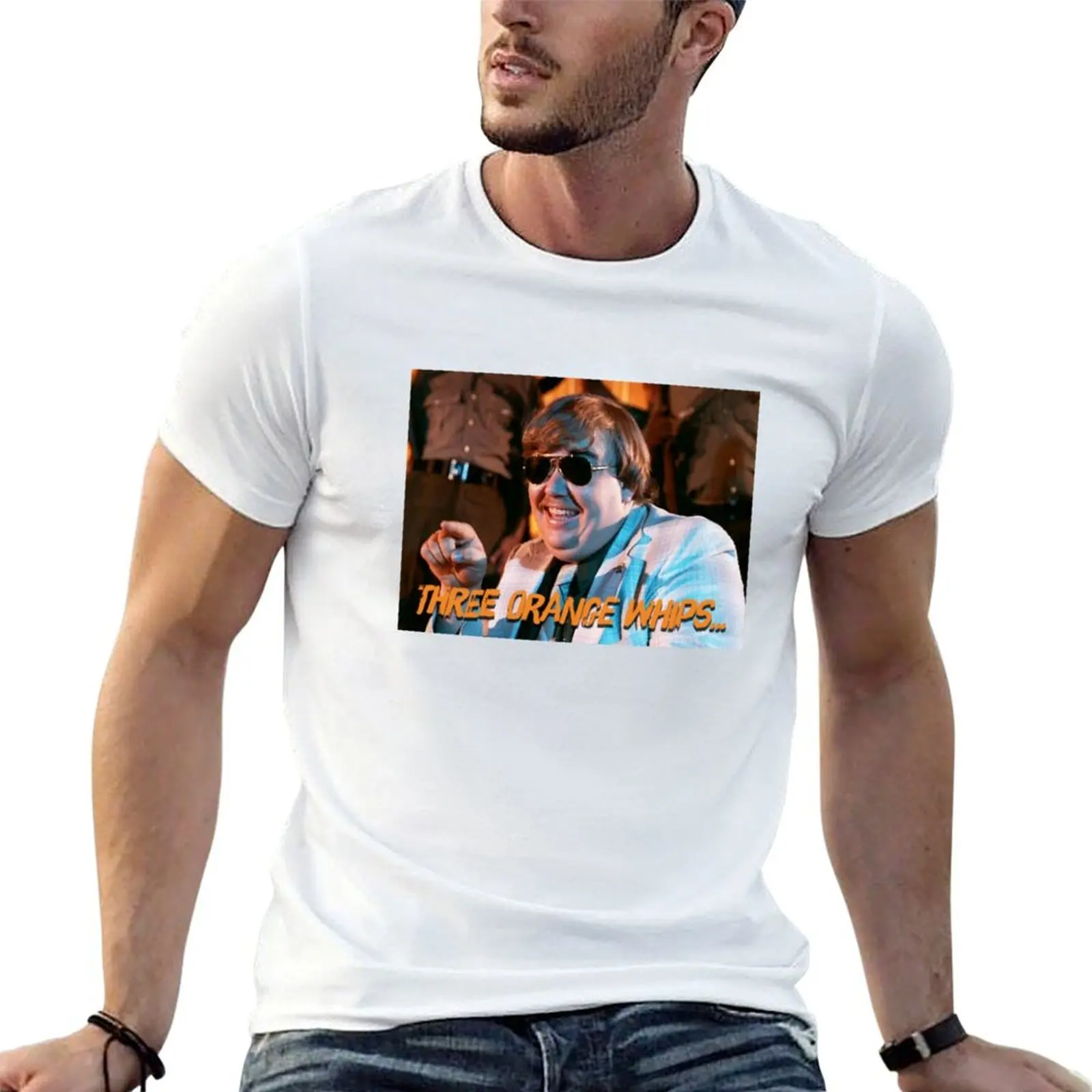 

Three Orange Whips... T-Shirt black cotton t-shirt plain for man package man t shirts graphic T-Shirt