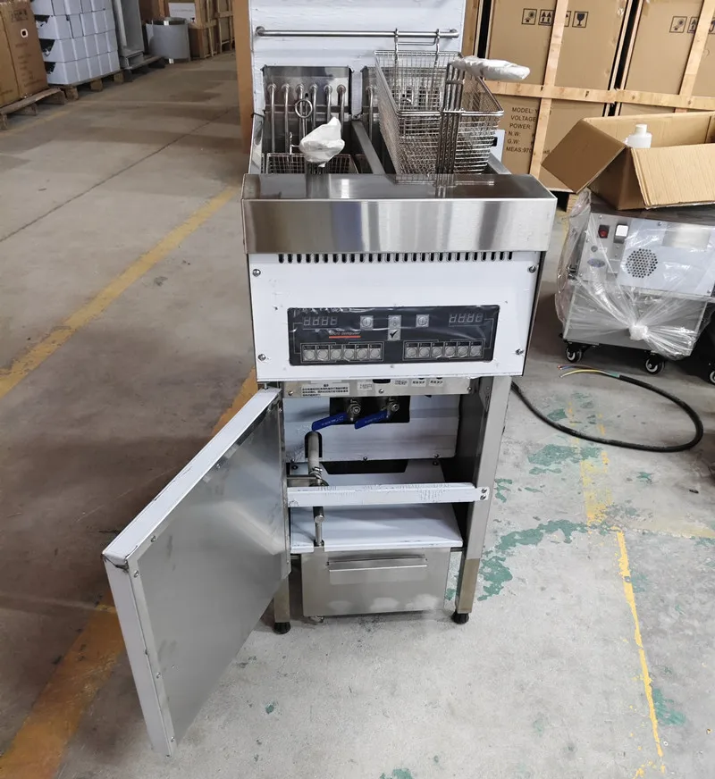 

Автоматическая машина для жарки картофельных чипсов с жареной курицей/окремо стоящая профессиональная фритюрница