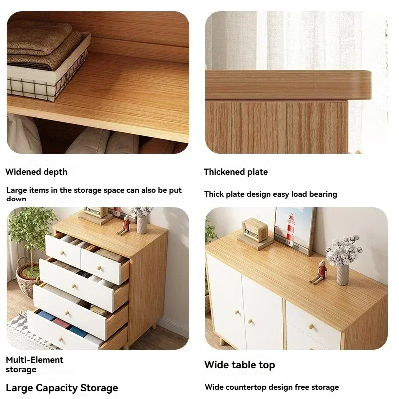Modern Bucket cabinet, household five bucket cabinet, crevice cabinet, bed tail cabinet, living room wall storage drawer cabinet