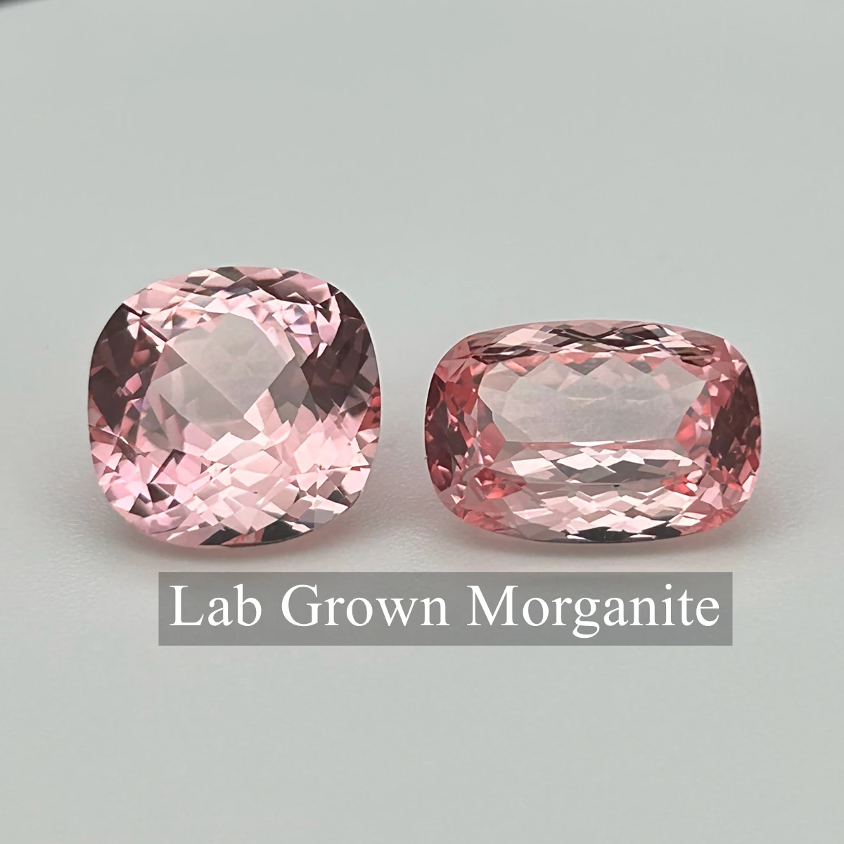 

Морганит Cushion Cut 13cts 15cts, выращенный в лаборатории сапфир, синтетический розовый морганит, камень
