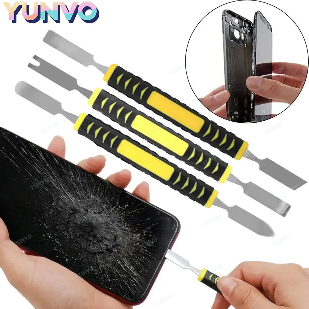 3-in-1 Hardened Double Headed Pry Bar, Claw Disassembly Tools for Phone Tablet Battery Screen Frame Repair