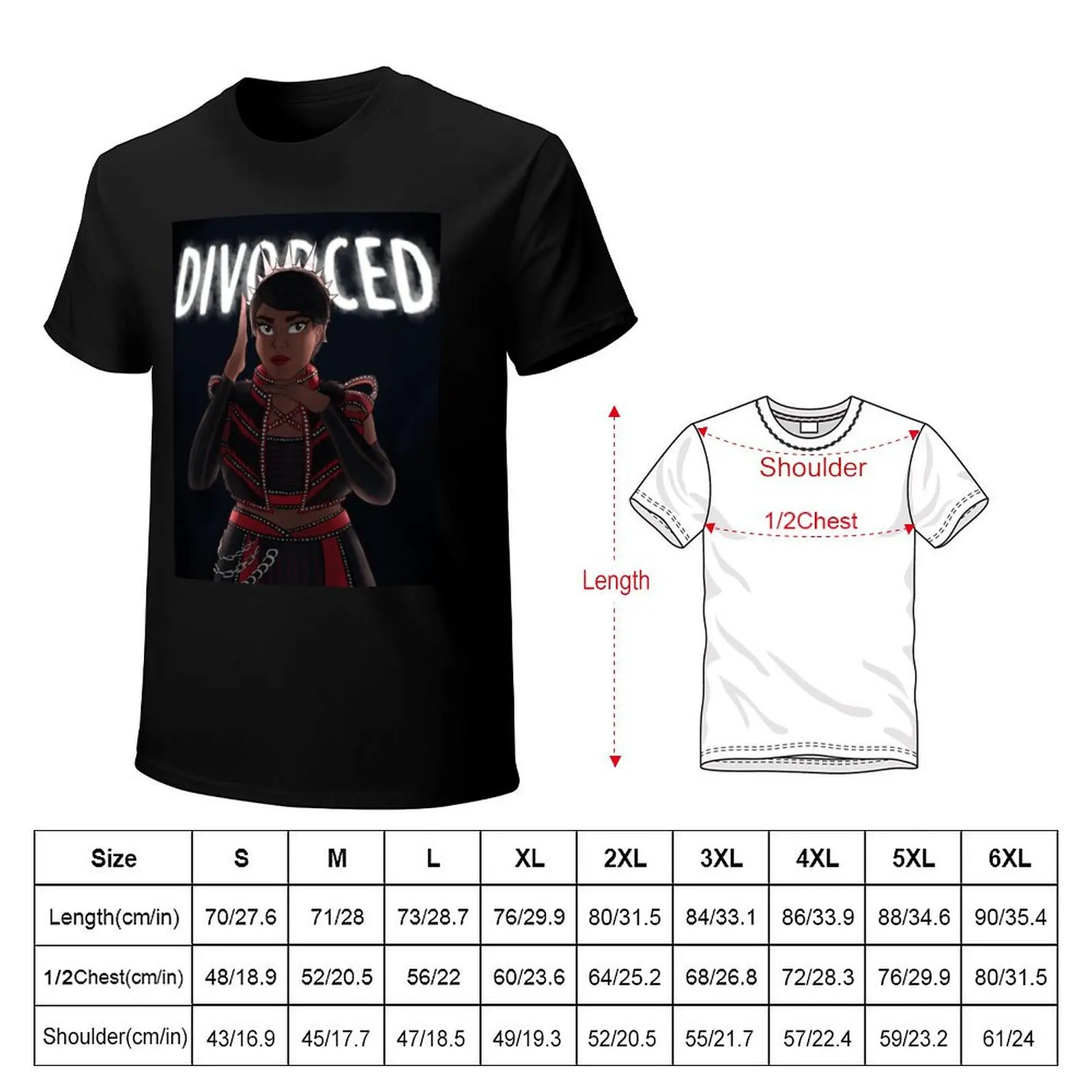Anne of Cleves - SIX T-Shirt Casual All Match Tee Shirt for Men