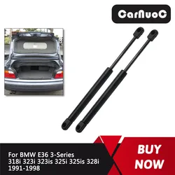 2 Pcs For BMW E36 3-Series 318i 323i 323is 325i 325is 328i 1991-1998 Rear Car Trunk Tailgate Boot Gas Spring Shock Lift Supports