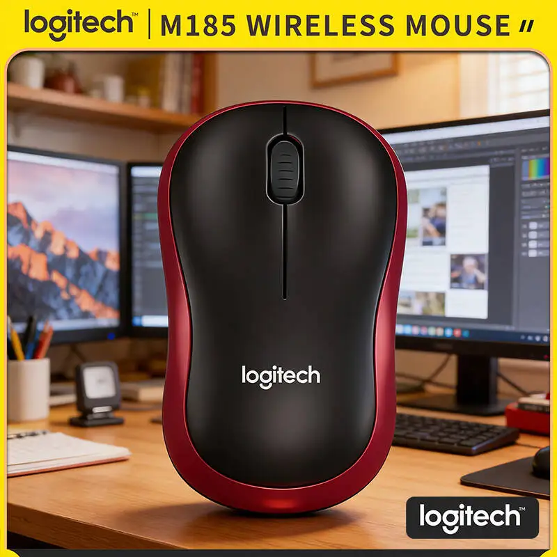 

Logitech M170 Wireless Mouse Plug & Play 1000DPI 2.4GHz 12-Month Battery for PC Mac Laptop Linux Desktop Use