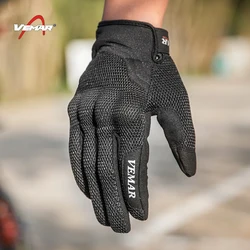 Vemar Camo 3D Mesh Motorcycle Gloves Fashion Summer Breathable Wearable Motocross Gloves Men Anti-Fall Motor Bike Gloves