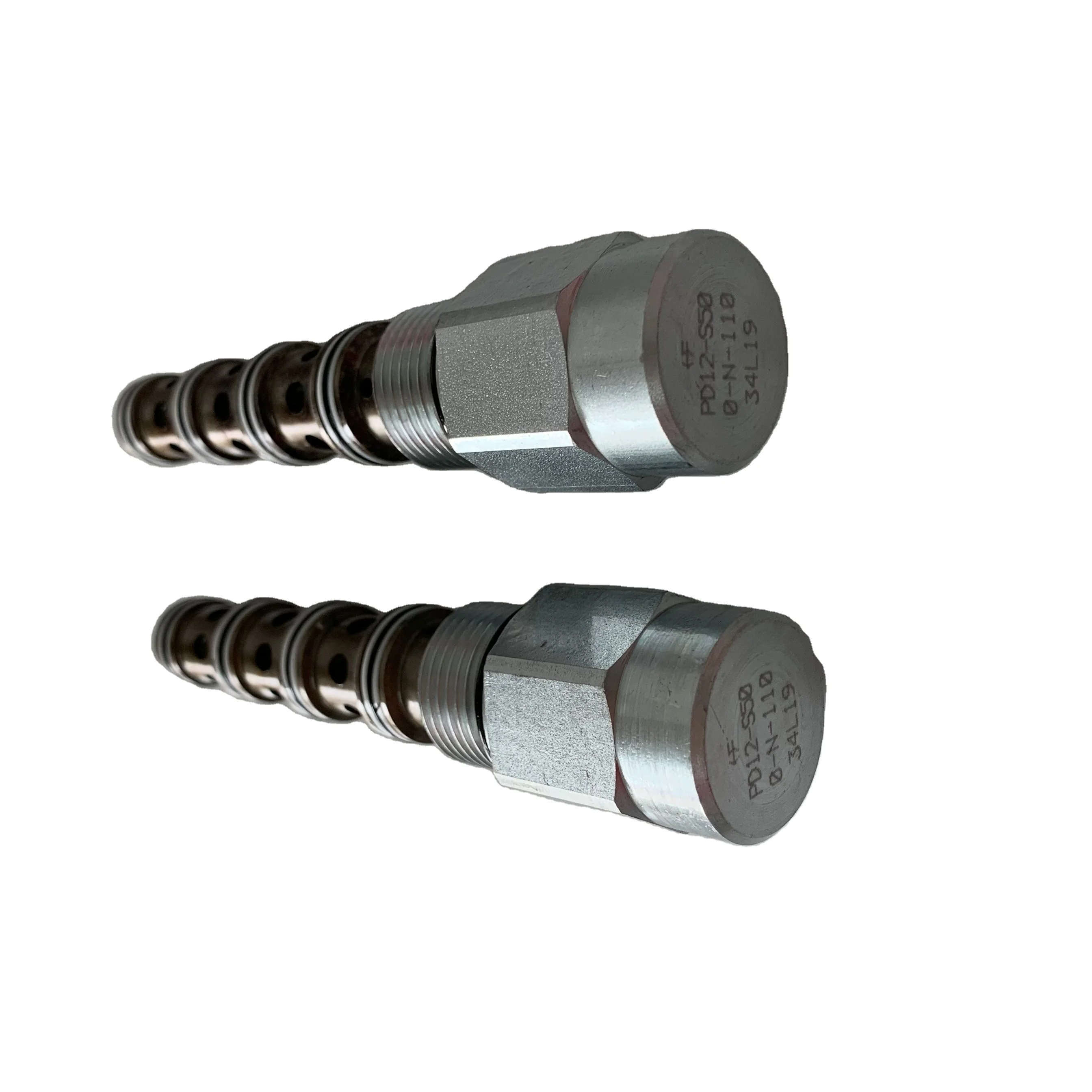 Vanne directionnelle à ressort ventilée à 3 voies pilotée d'origine PD12-S50-0-N-110, hydraulique - Eaton Vickers IH en stock