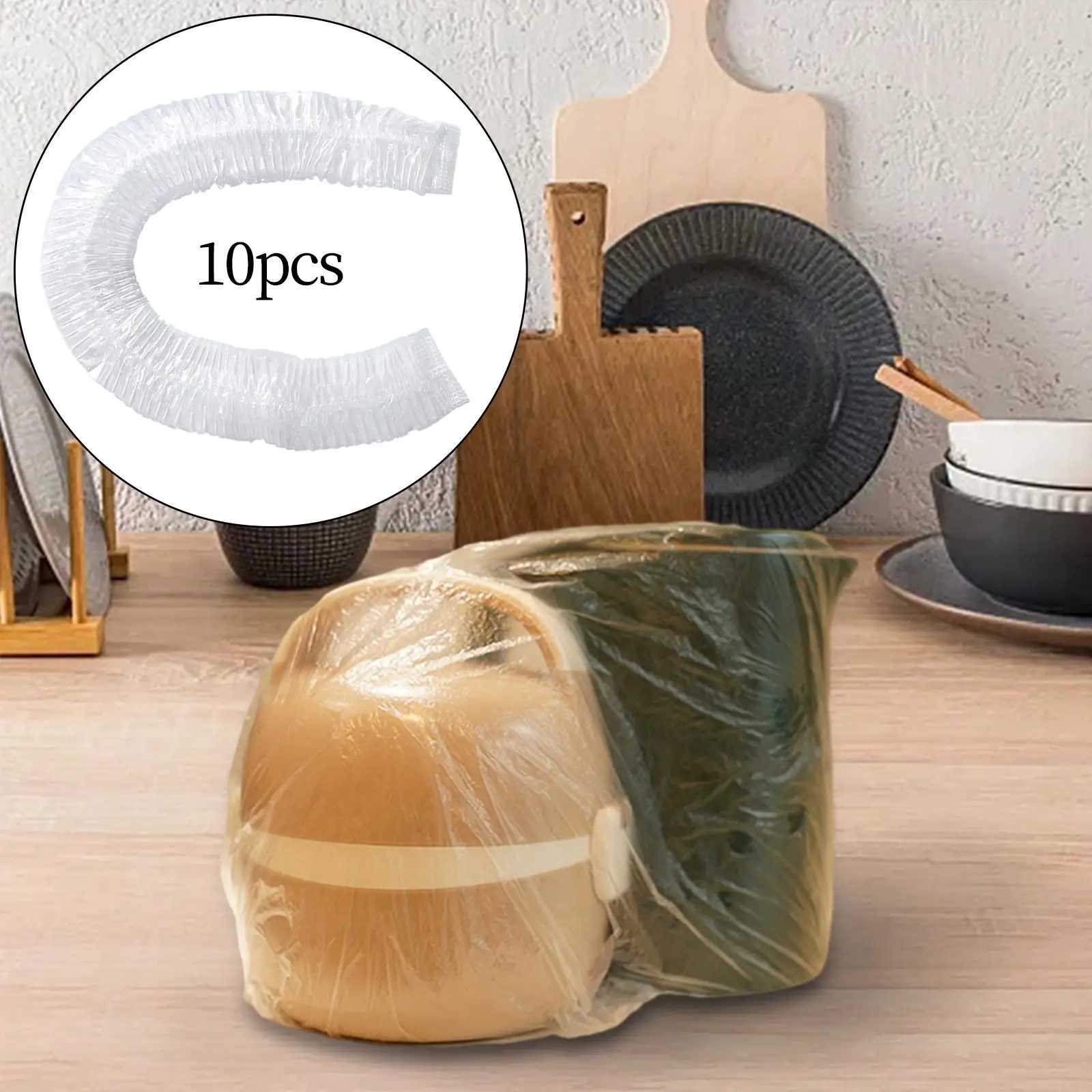 2-4pack 10Pcs Disposable Kitchen Appliance Covers Clear for Pressure Cooker Soup