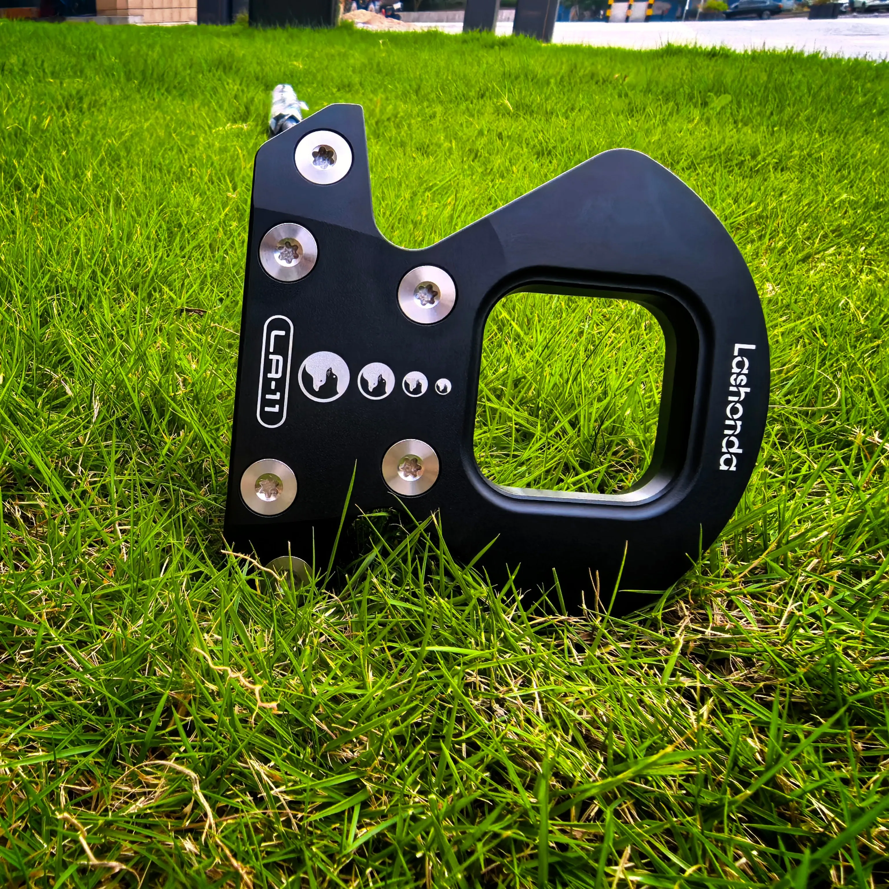 Lashonda LA11 Golf Hollow Square Hole Mallet Putter, High MOI, Torsion Resistance, Stable Shots, CNC Milled 6061 Al Head, Zero T