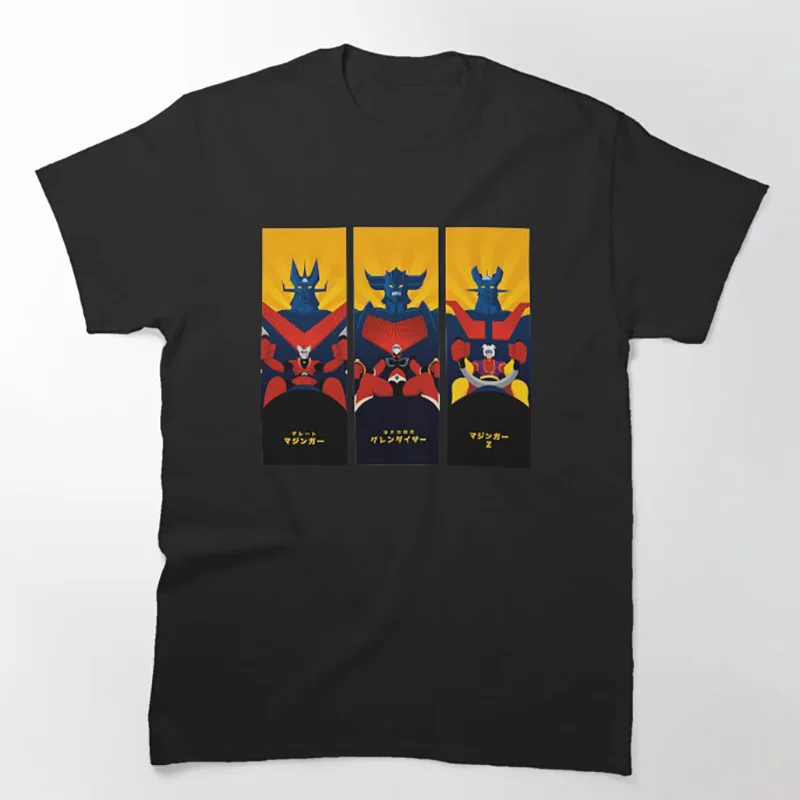 

222 Pilots Classic Mecha Anime UFO Robot Grendizer Gift t shirt for man Y2K clothes 1224 All size Tops S-6XL Cartoon Tee