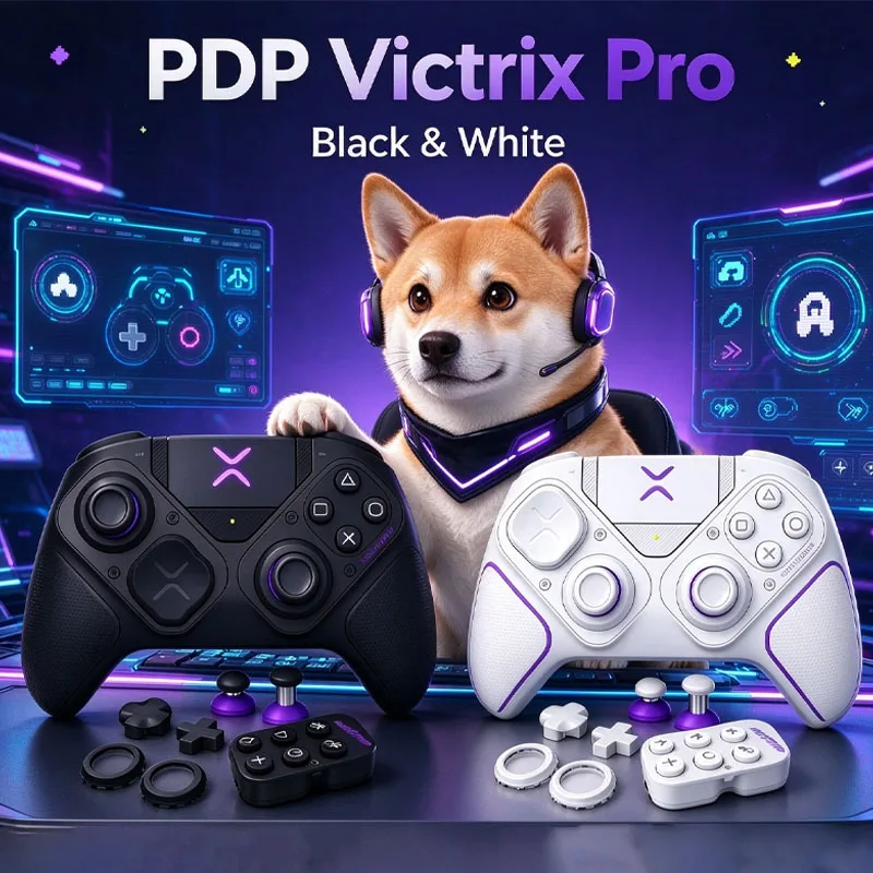For PDP Victrix Pro BFG Wireless Modular Gaming Controller, Suitable for PS5, PS4, PC, Steam Game Accessories Elite Gamepad