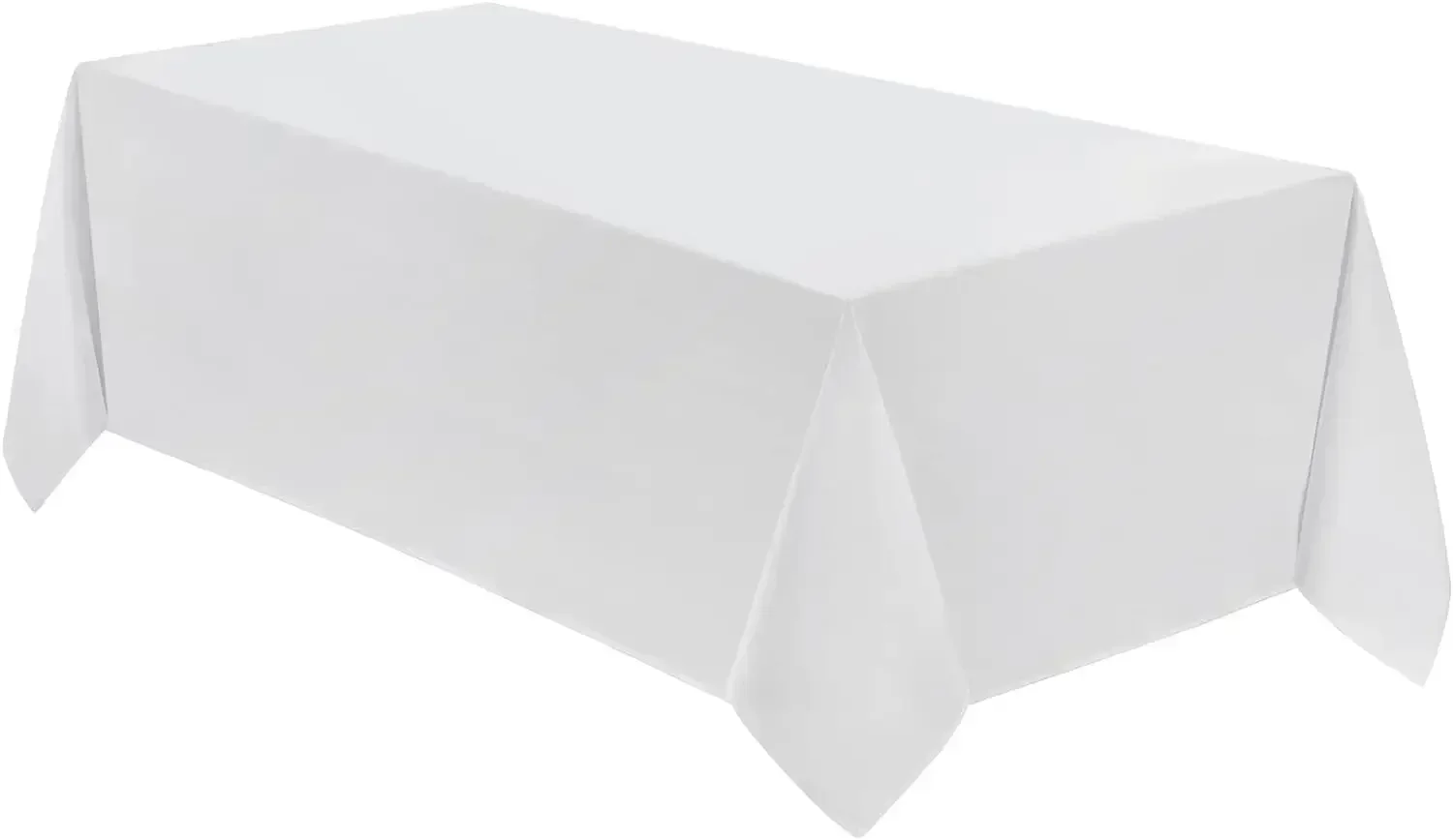 10 Pack 90*132inch Rectangle Tablecloth Polyester Table Cloth，Stain Resistant and Wrinkle Polyester Dining Table Cover for Kitch