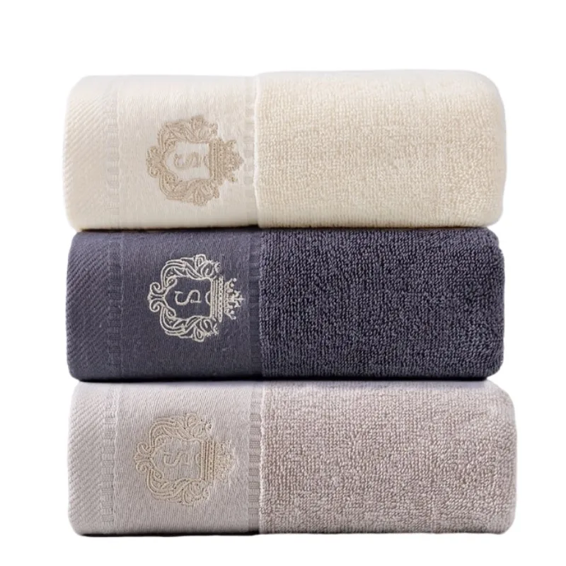3pcs Ultra Soft 100% Cotton Towels Set Quick Dry Bath Hand Face Towels Mix Color Hotel & Spa Quality Cream Khaki Bathroom Gift