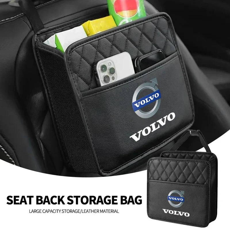 

Car Styling Organizer Car Interior Storage Box Leather Accessories For Volvo XC90 V90 V60 XC60 V40 S80 S60 S90 C40 Valve Cap