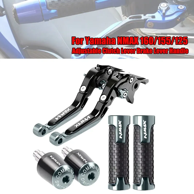 

Motorcycle Clutch Brake Levers Handlebar Grips Ends For Yamaha NMAX 160/155/125 2015-2022 2021 2020 2019 2023 2024