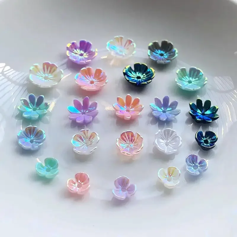 6mm&8mm&9mm&10mm Beautiful Flower Rhinestone non thermal repair flat back wedding decoration nail art stone nail art decoration