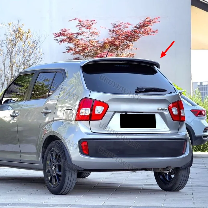 For Suzuki IGNIS 2017 2018 2019 2020 - 2022 Rear Wing Spoiler Boot Lid Wing Lip Save Fuel Consumption Car Accessories