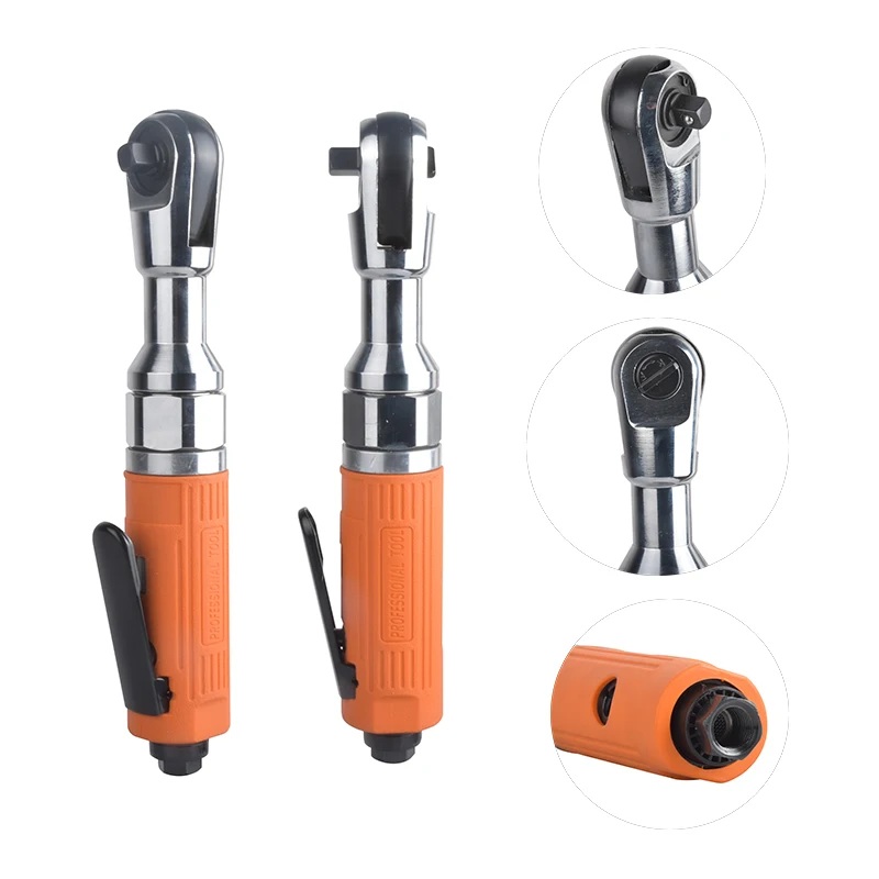 Factory sale  ratchets 1/4 3/8 1/2 Inch Heavy Duty Impact Spanner Air Powered Ratchet Wrench Pneumatic Wrench air ratchets