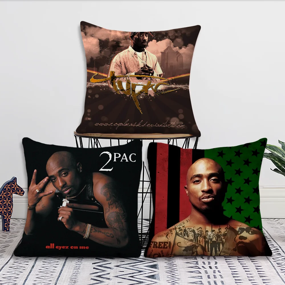 

Decoration Shakur Room Home Rapper Tupac Sofa living Office 2PAC Car Nordic Simplicity Pillow Cover