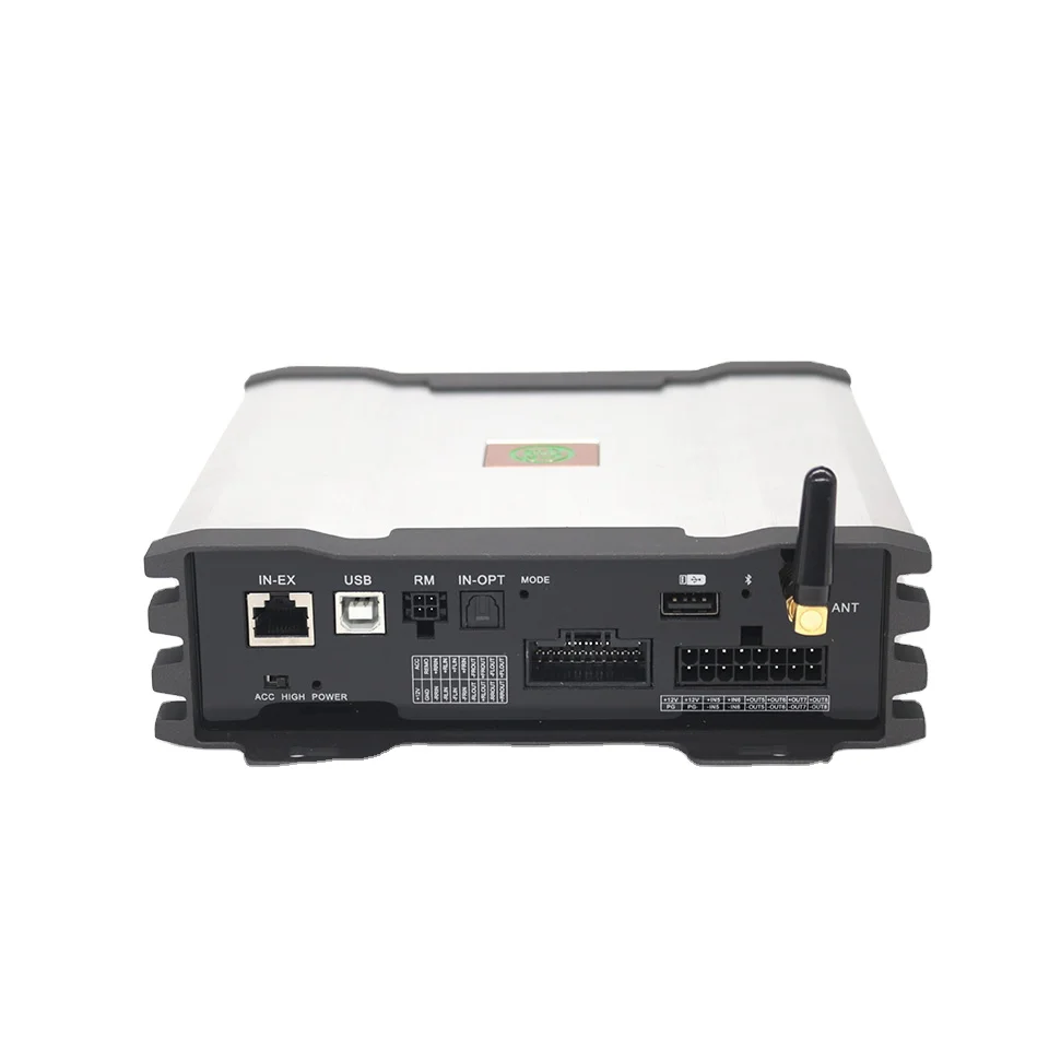 Sennuopu X812B 12-Channel Car Audio DSP 8-Channel 50 Watts RMS Power AMP HD Bluetooth Universal Audio Sounds Card Equalizers