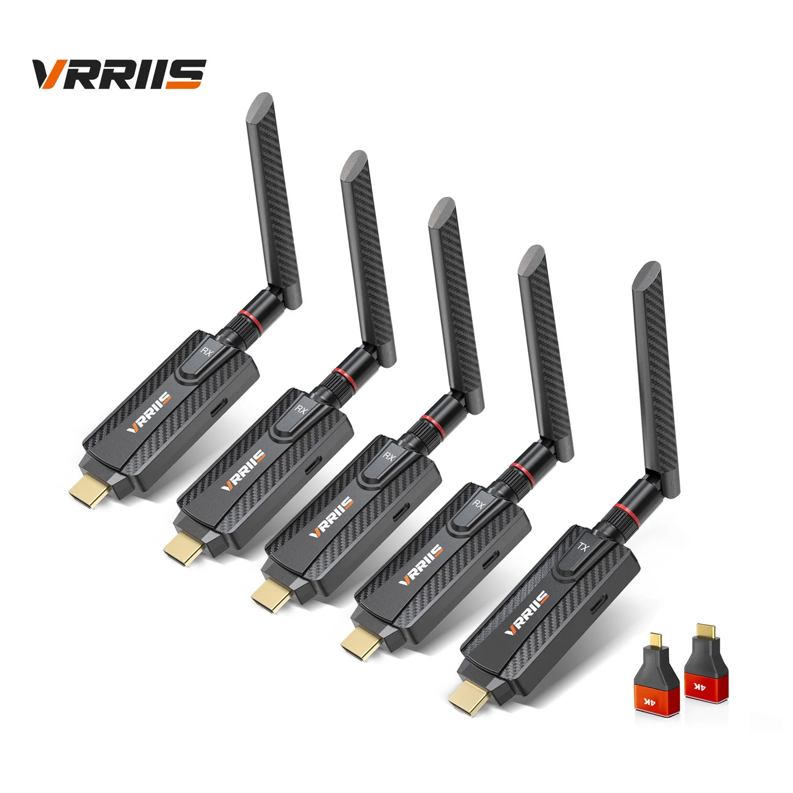 200M 5G Draadloze HDMI Audio Video Zender Ontvanger Extender 1TX Naar 1 2 3 4RX TV Box Camera Laptop PC Naar TV Monitor Projector - afbeelding 1
