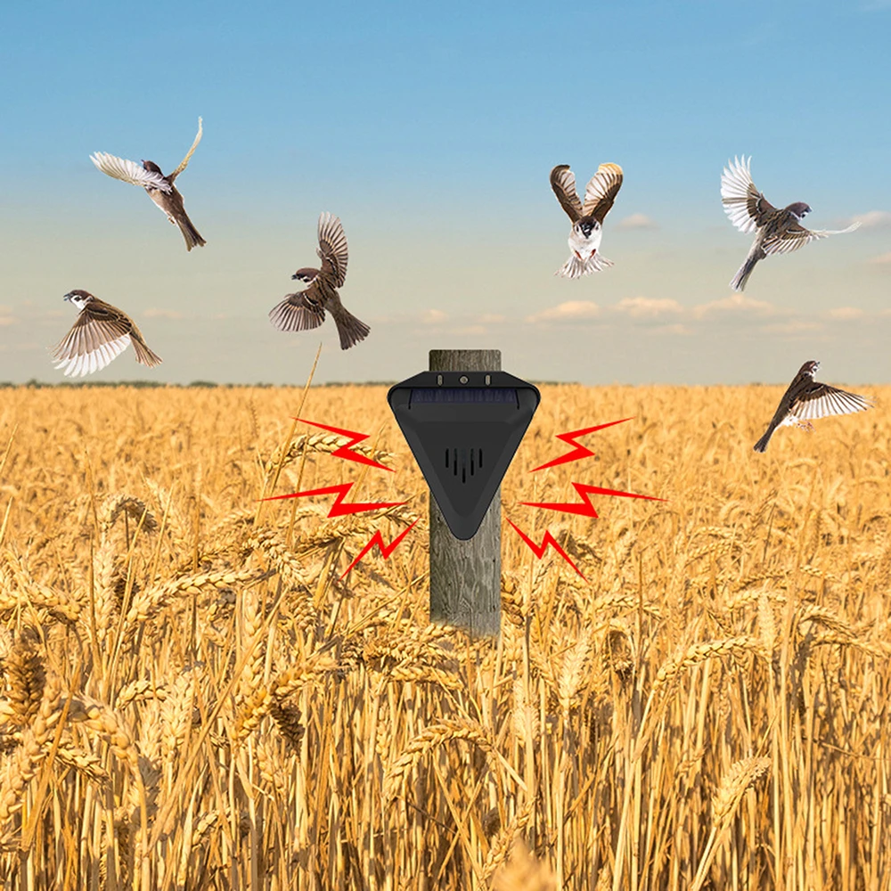 Outdoor Solar Infrared Motion Sensor Alarm 129db Siren Strobe Light IP55 Waterproof Villa Farm Yard Garden Security Alarm System