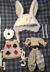 2026 Dula Doll Clothes Dress Poker bunny set Blythe ob24 ob22 Azone Licca ICY JerryB 1/6  Doll Accessories