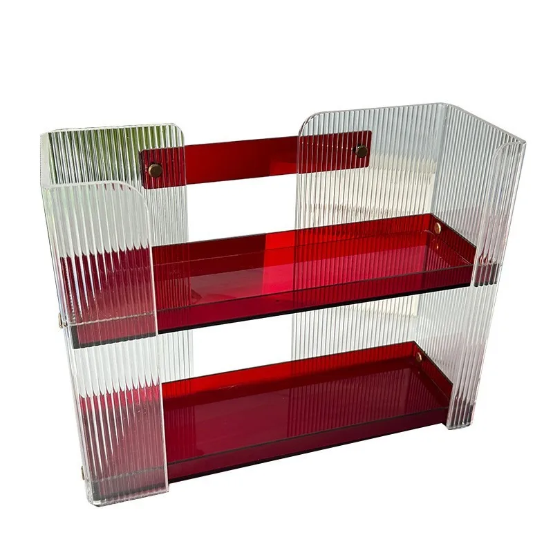 Storage rack, high-end desktop perfume multifunctional cup display rack