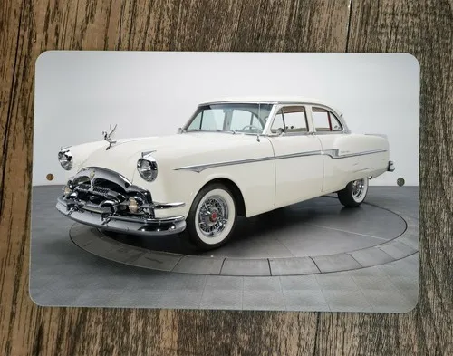 53 packard clipper classic car  Metal Wall Sign