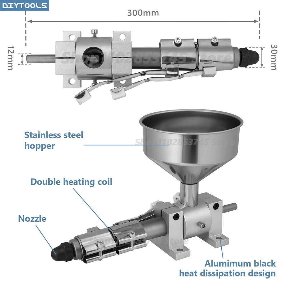 آلة بثق أحادية اللولب ببرميل مسخن آلة بلاستيكية صغيرة آلة بثق لولبية مدمجة مسحوق مركب خيوط طباعة ثلاثية الأبعاد معدات صهر البلاستيك نموذج مكتبي نماذج أولية معملية معالجة المواد المعاد تدويرها