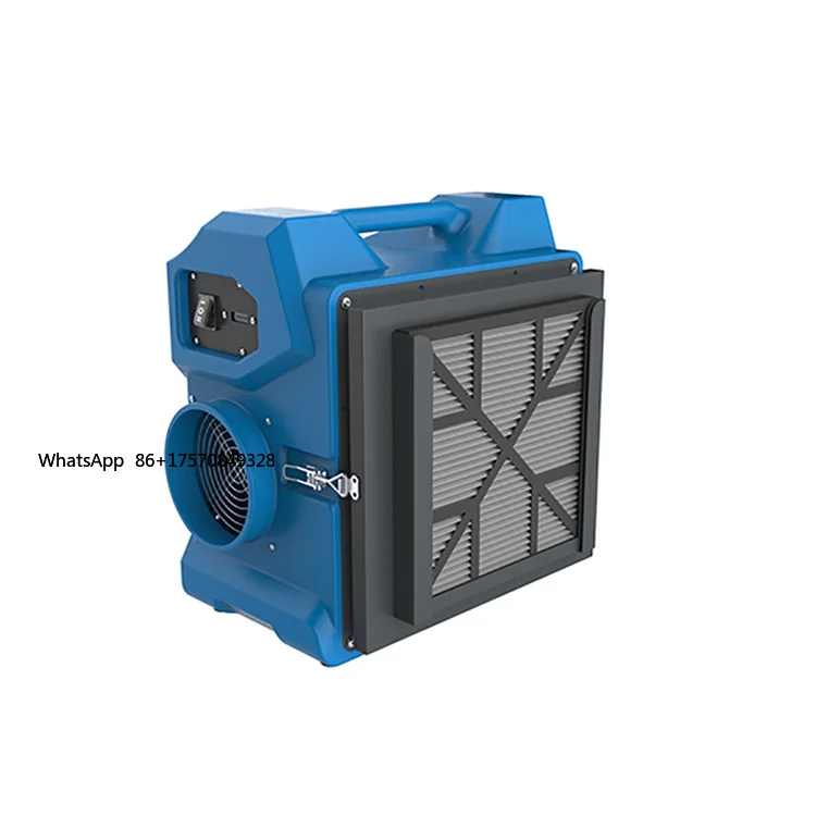 Commercial 500 600 800 Cfm Hepa 13 Filter Industrial Negative Air Machine Air Scrubber Portable Dust Air Cleaner Purifier Vacuum view 4