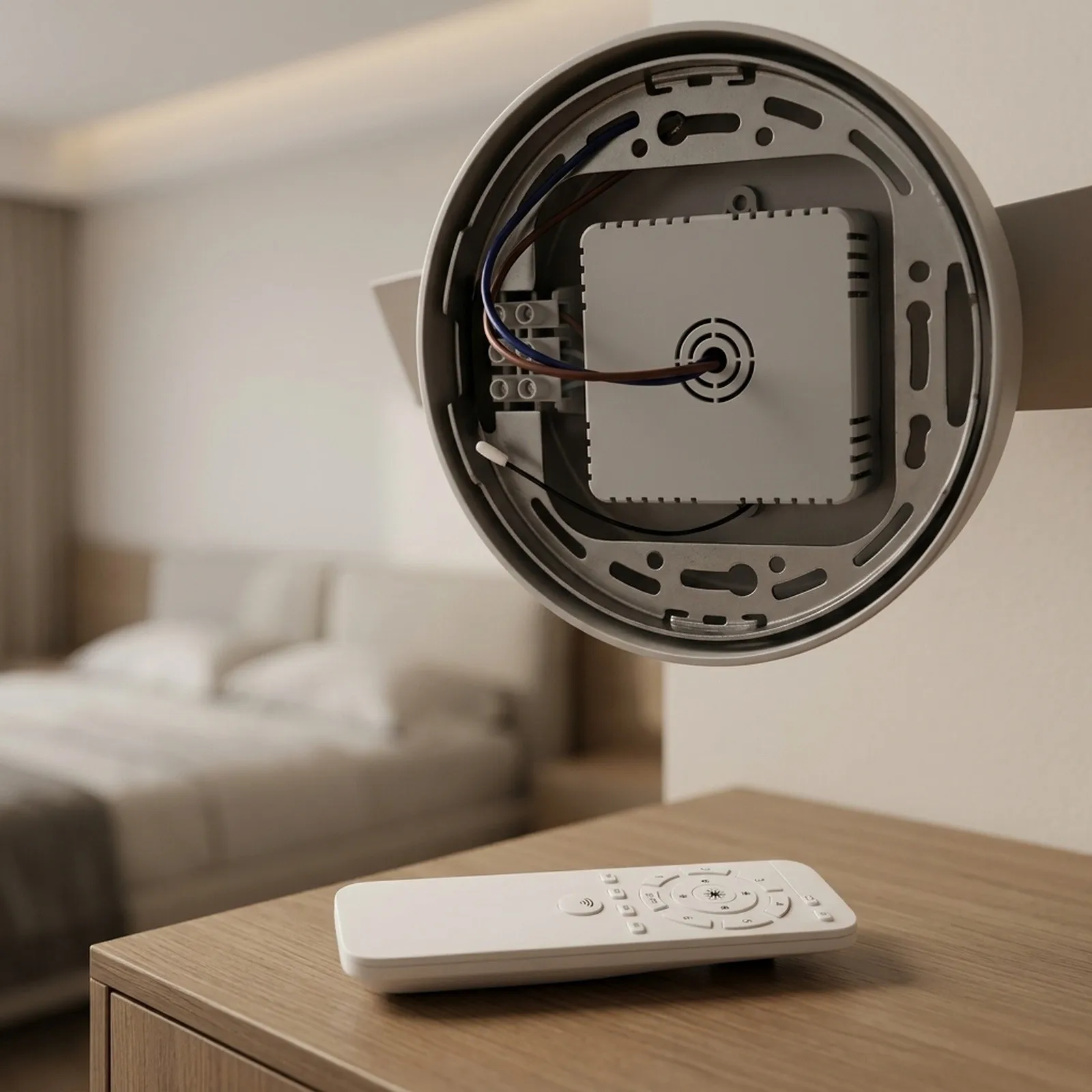 Home Use Fan Light Controller Variable Frequency Remote Consistent Fan Operation Wide Input Voltage Range DC Inverter Technology