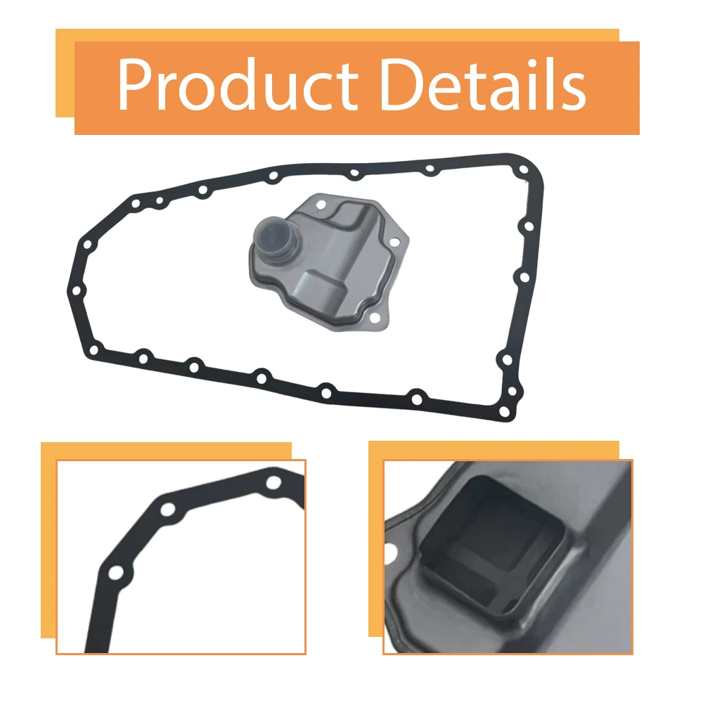 1 Set 5191890AA Transmission Oil Filter and Oil Pan Gasket Kit For Jeep Compass Patriot 2007-2017 2824A004 2824A007 31728-1XH0A