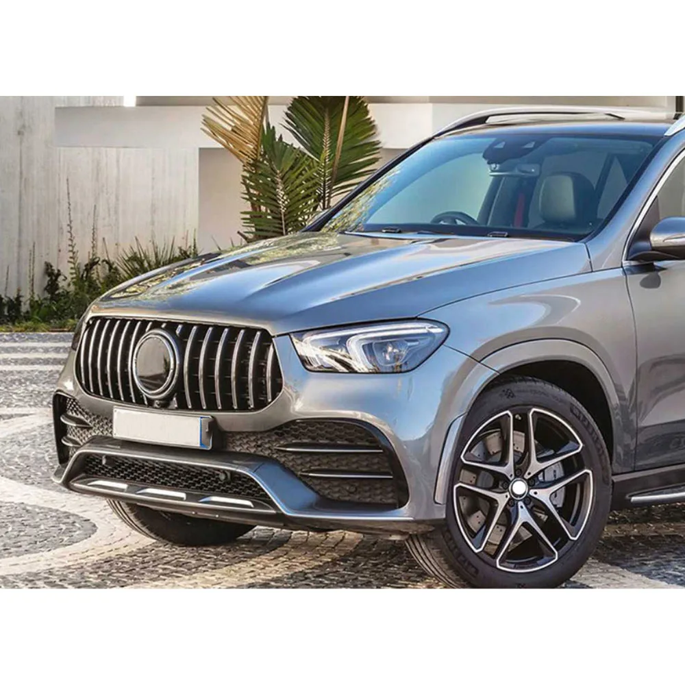 Real carbon fiber/ABS Front Bumper FogLamp Canards Splitters For Mercedes Benz GLE Class W167 GLE350 GLE450 GLE53 Sport SUV 2020