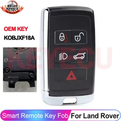 KEYECU OEM KOBJXF18A 315MHz 434MHz For Land Rover Discovery Ranger Rover Sport Evoque 2018 2019 2020 5 Button Fob Car Key Remote
