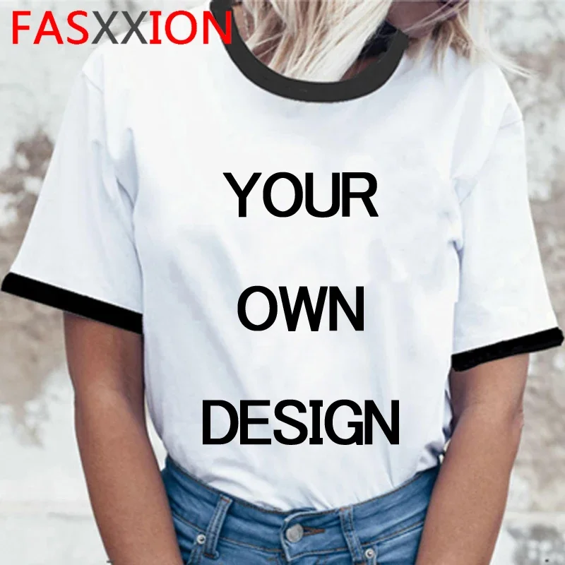 Camiseta personalizada con tu foto o logotipo, tu propio diseño, camiseta Unisex para hombres y mujeres, camiseta informal DIY, camiseta