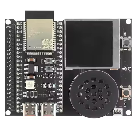 ESP32 S3 N16R8 Development Board with Speaker 1.54 Inch TFT Display Expansion Adapter Kit for DIY AI Type-C Wifi Module ESP32-S3