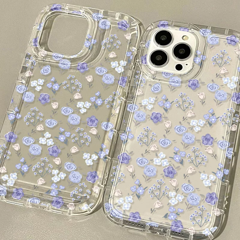 

TPU Case For Samsung A15 A56 5G A55 A54 A36 A26 A53 A34 A33 A32 A14 A13 A52 A05 A23 A73 S24 Ultra S25 S23 FE S22 Flower Covers