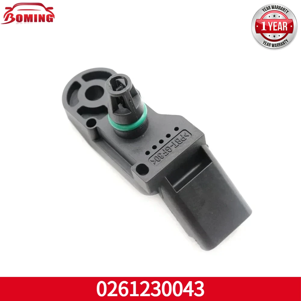 0261230043 NEW Manifold Absolute Boost Air Pressure MAP Sensor For PEUGEOT 1007 106 206 207 306 307 407 BIPPER EXPERT PARTNER