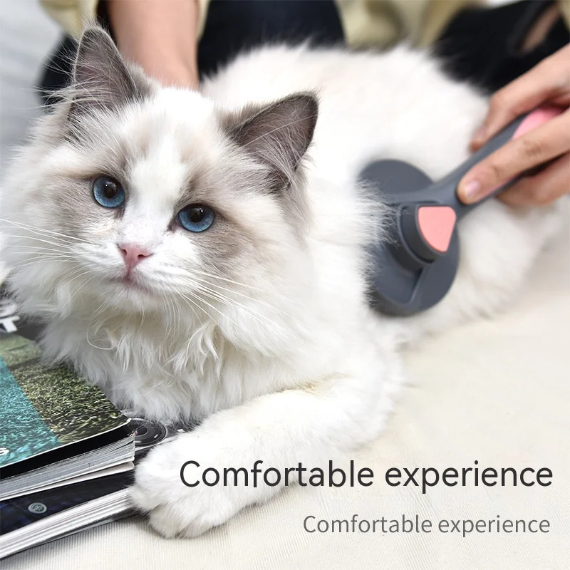 Pet Comb Dog Cat Hair Cleaning Comb Depilator Brush Pet Comb Hair Removal Brush Cat Dog Hair Removal Massage Pet Supplies