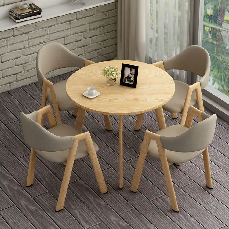 

Nordic Leisure Simple Negotiation Table And Chair Office Reception Table Meeting Guest Cafe Milk Tea Shop Dining Table And Chair